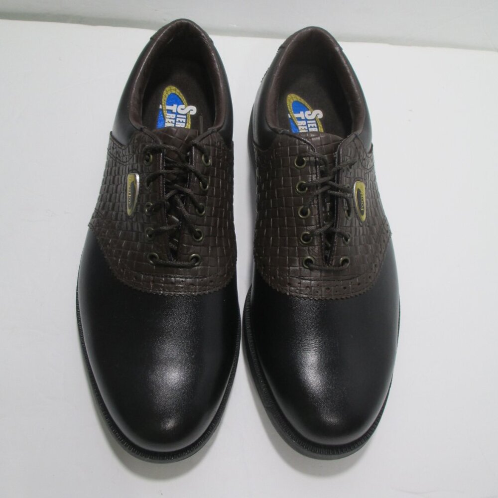 NEW FootJoy Sierra Treks Golf Shoes Mens Size 7.5M Black Brown 58833